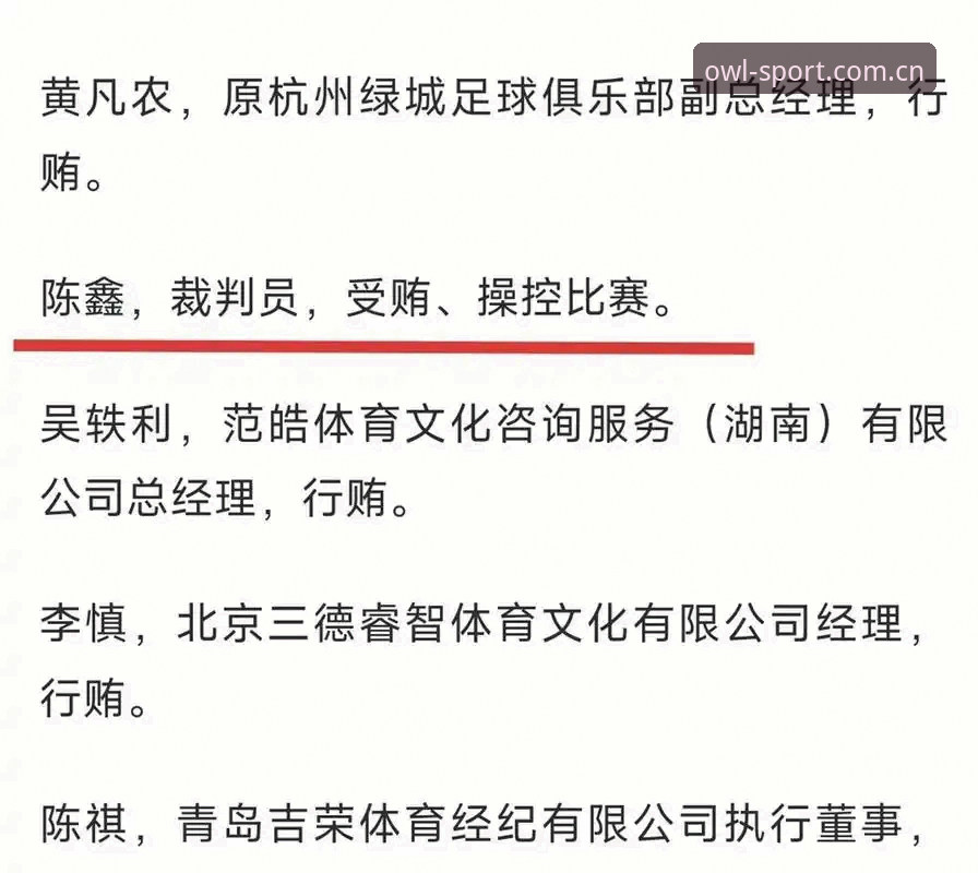 猫头鹰体育官网使用指南 中国足协第三批禁足名单公布,如何通过猫头鹰体育官网追踪赛事动态?